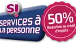 Label Services à la personne, 50 % de crédit d'impôts